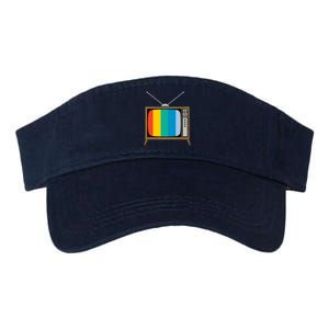 Retro T.V. Color Screen Valucap Bio-Washed Visor