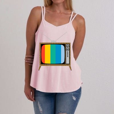 Retro T.V. Color Screen Women's Strappy Tank