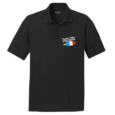 Retro Taste Like Freedom USA American Popsicle PosiCharge RacerMesh Polo