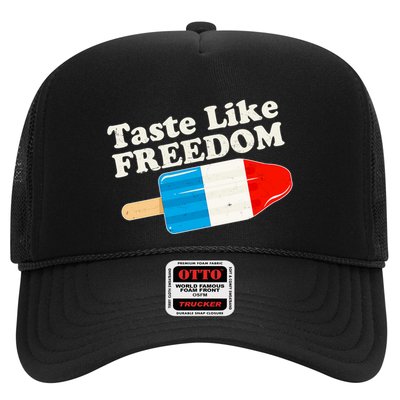 Retro Taste Like Freedom USA American Popsicle Trucker Hat