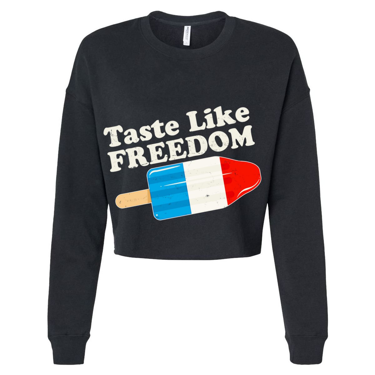 Retro Taste Like Freedom USA American Popsicle Cooling Performance Crew T-Shirt
