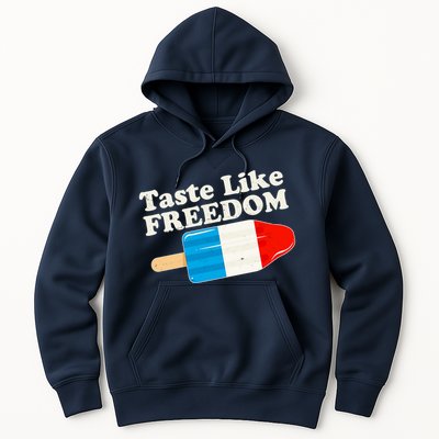 Retro Taste Like Freedom USA American Popsicle Hoodie