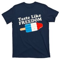 Retro Taste Like Freedom USA American Popsicle T-Shirt