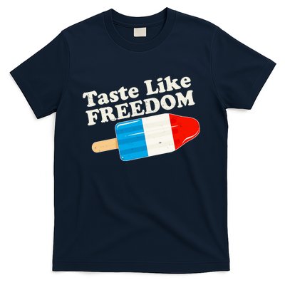 Retro Taste Like Freedom USA American Popsicle T-Shirt