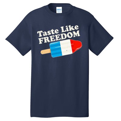 Retro Taste Like Freedom USA American Popsicle Tall T-Shirt