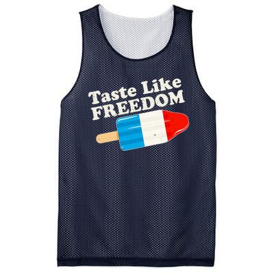 Retro Taste Like Freedom USA American Popsicle Mesh Reversible Basketball Jersey Tank