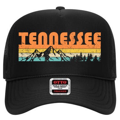 Retro Tennessee Wilderness High Crown Mesh Back Trucker Hat