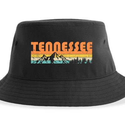 Retro Tennessee Wilderness Sustainable Bucket Hat