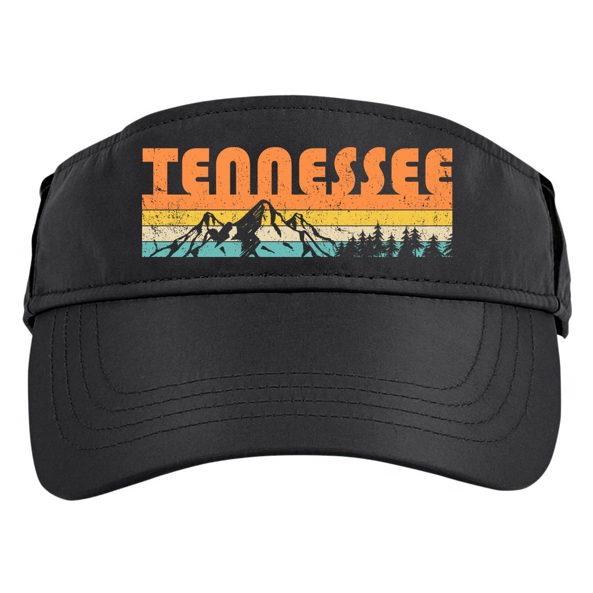 Retro Tennessee Wilderness Adult Drive Performance Visor