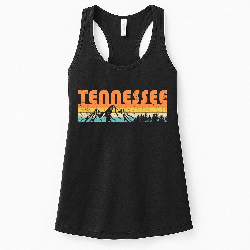 Retro Tennessee Wilderness Womens Tank Top