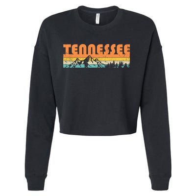Retro Tennessee Wilderness Cropped Pullover Crew