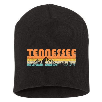 Retro Tennessee Wilderness Short Acrylic Beanie