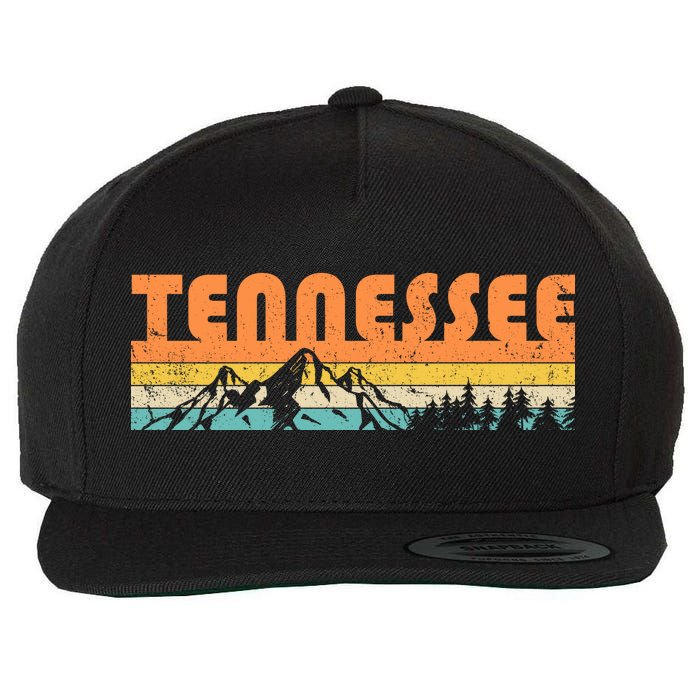 Retro Tennessee Wilderness Wool Snapback Cap