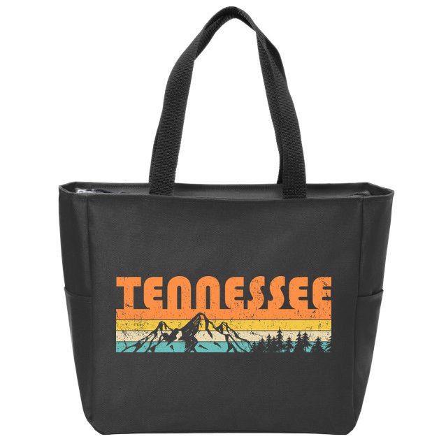 Retro Tennessee Wilderness Zip Tote Bag