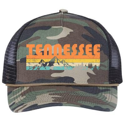 Retro Tennessee Wilderness Retro Rope Trucker Hat Cap