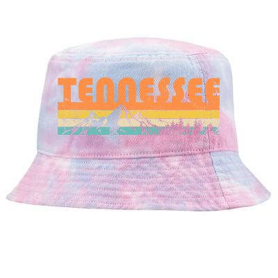 Retro Tennessee Wilderness Tie-Dyed Bucket Hat