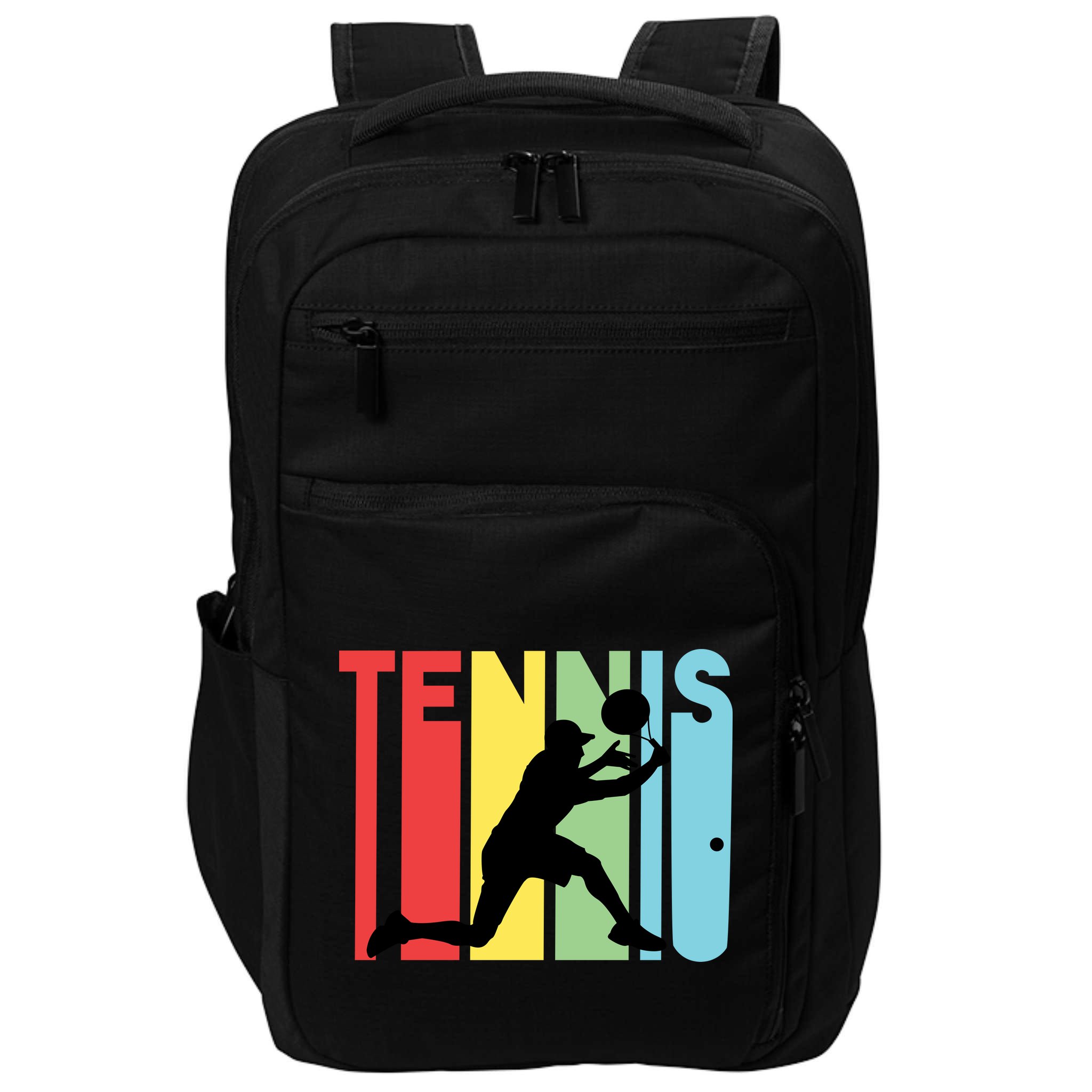 Retro Tennis Logo Impact Tech Backpack