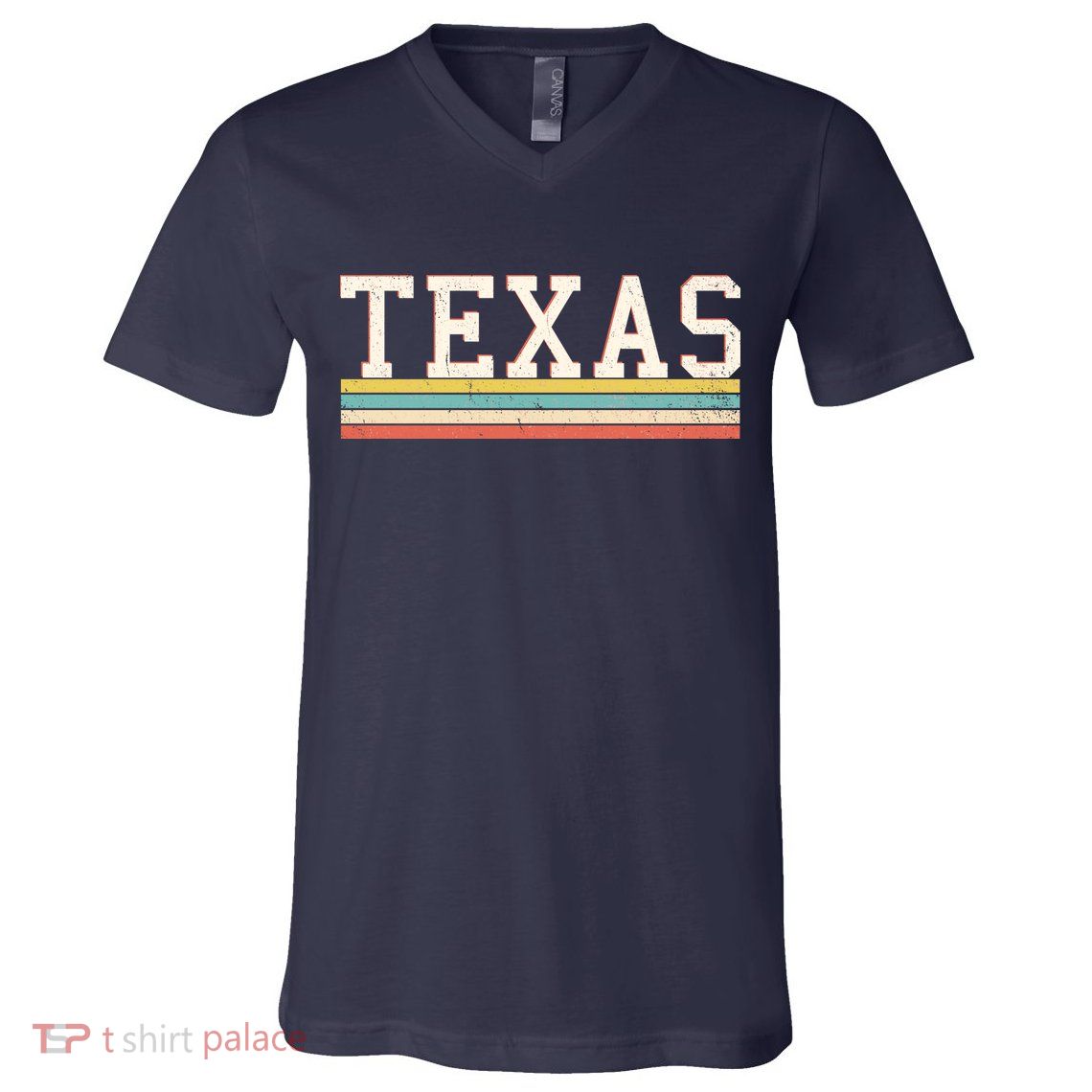 Retro Texas V-Neck T-Shirt