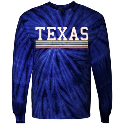 Retro Texas Tie-Dye Long Sleeve Shirt