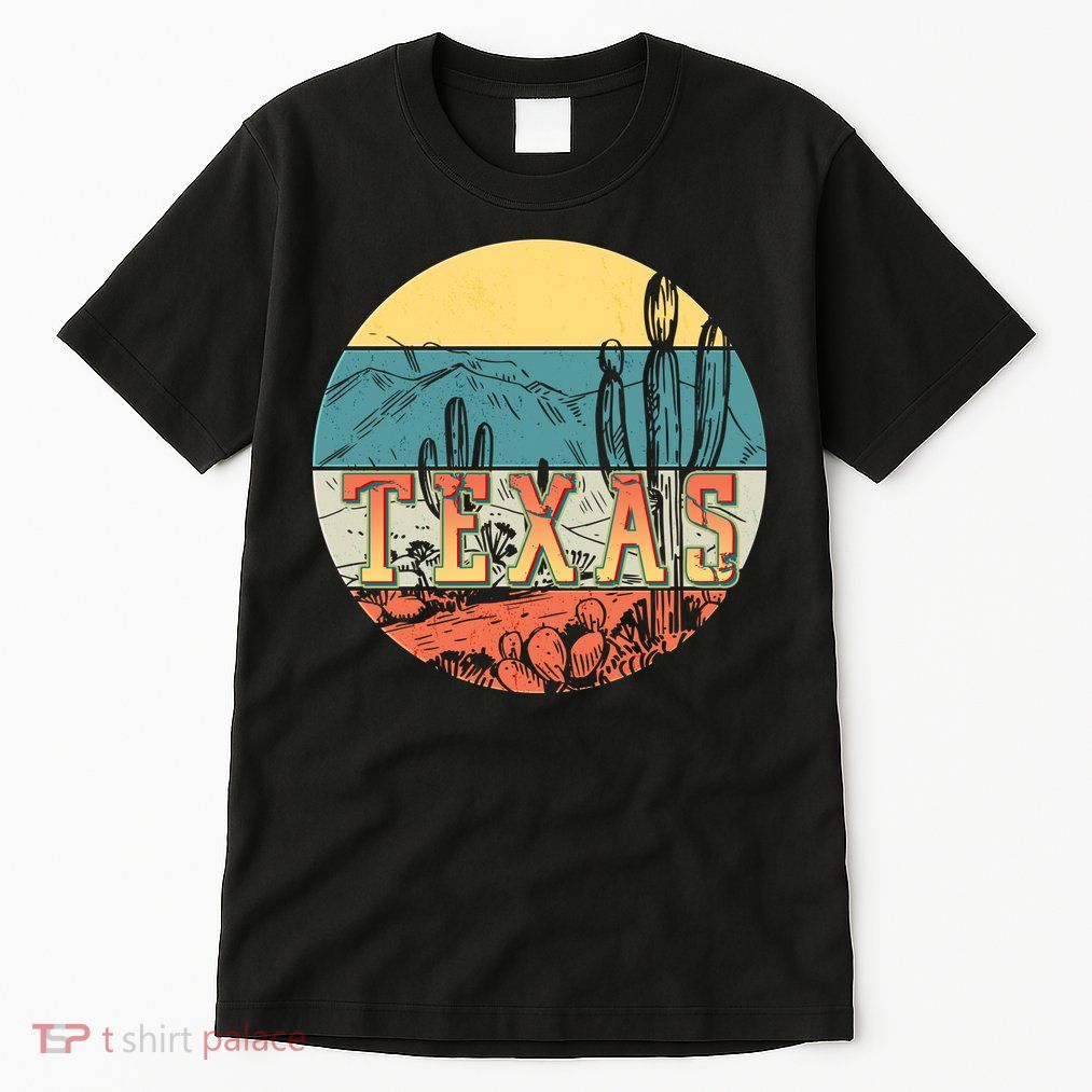 Retro Texas Desert Emblem Tall T-Shirt