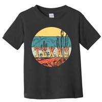 Retro Texas Desert Emblem Toddler T-Shirt