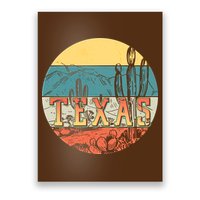 Retro Texas Desert Emblem Poster