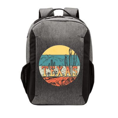 Retro Texas Desert Emblem Vector Backpack