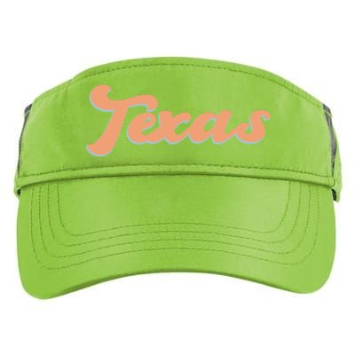 Retro Texas Logo Adult Drive Performance Visor