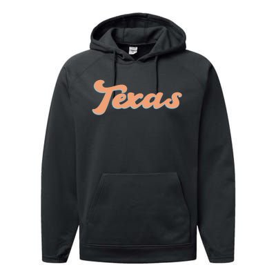 Retro Texas Logo Performance Fleece Hoodie