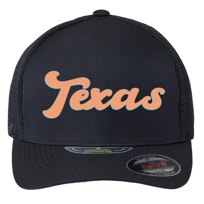 Retro Texas Logo Flexfit Unipanel Trucker Cap