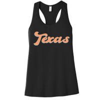 Retro Texas Logo Women's Racerback Tank