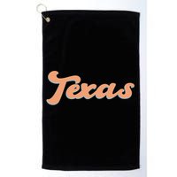 Retro Texas Logo Golf Towel
