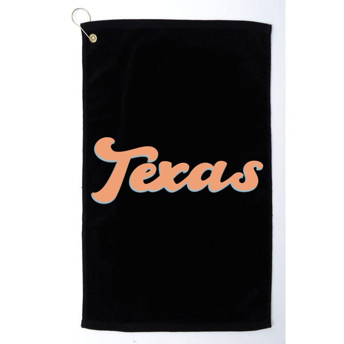 Retro Texas Logo Golf Towel