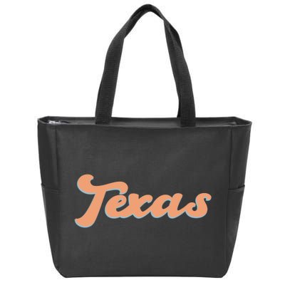 Retro Texas Logo Zip Tote Bag