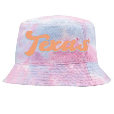 Retro Texas Logo Tie-Dyed Bucket Hat