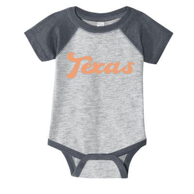 Retro Texas Logo Infant Baby Jersey Bodysuit