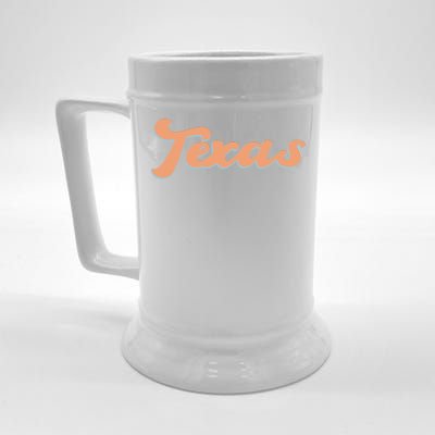 Retro Texas Logo Beer Stein