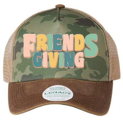 Retro Thanksgiving Friendsgiving Legacy Tie Dye Trucker Hat