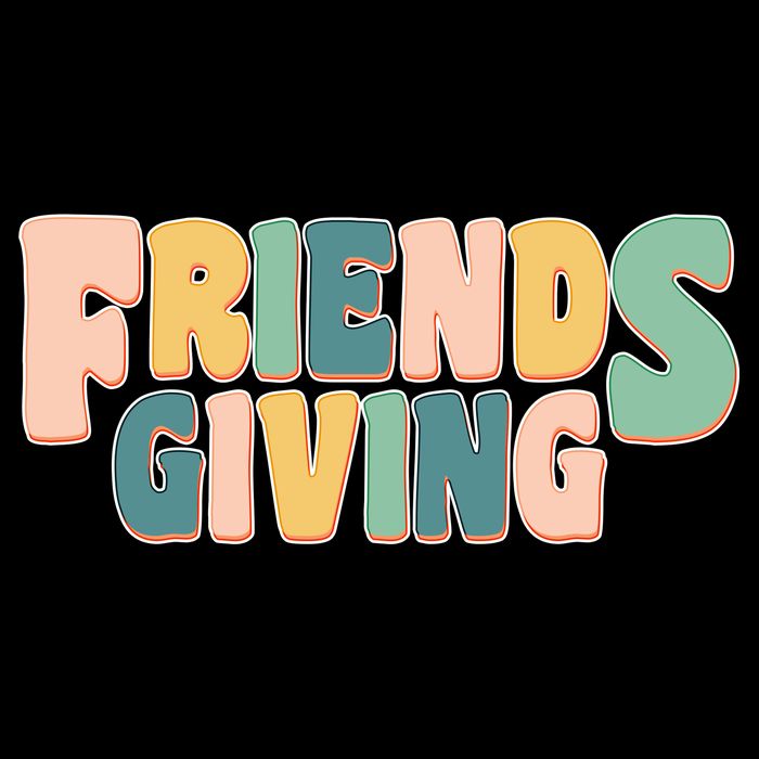 Retro Thanksgiving Friendsgiving City Backpack