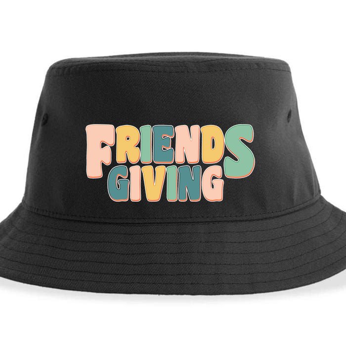 Retro Thanksgiving Friendsgiving Sustainable Bucket Hat