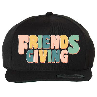 Retro Thanksgiving Friendsgiving Wool Snapback Cap