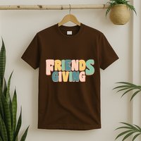 Retro Thanksgiving Friendsgiving T-Shirt