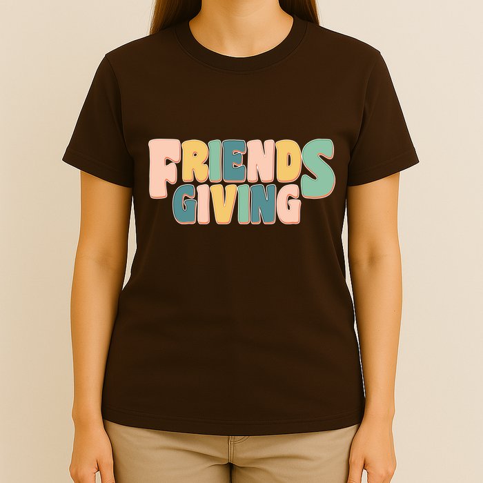 Retro Thanksgiving Friendsgiving T-Shirt