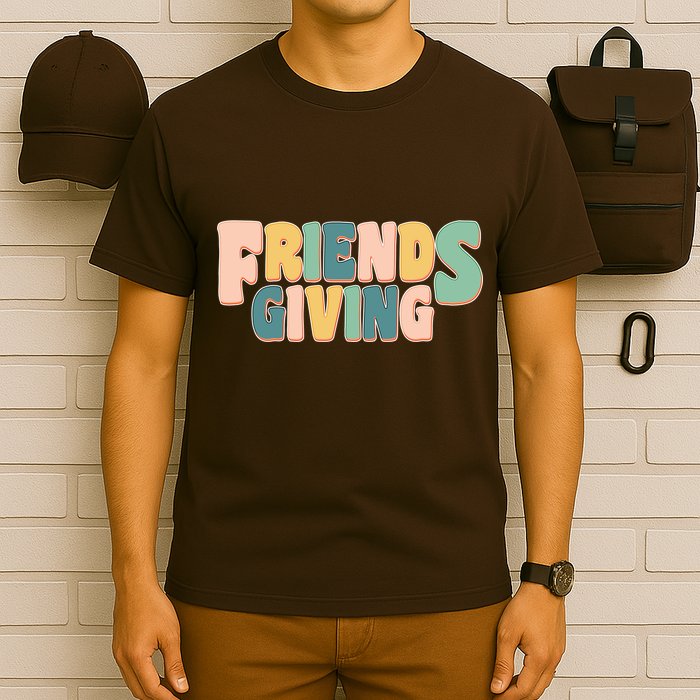 Retro Thanksgiving Friendsgiving T-Shirt