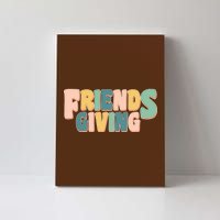 Retro Thanksgiving Friendsgiving Canvas