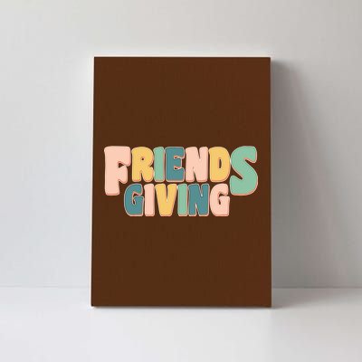 Retro Thanksgiving Friendsgiving Canvas