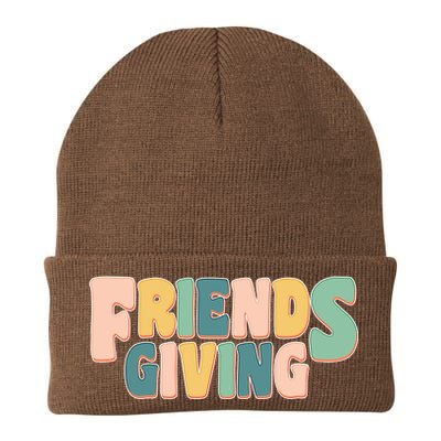 Retro Thanksgiving Friendsgiving Knit Cap Winter Beanie