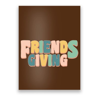 Retro Thanksgiving Friendsgiving Poster
