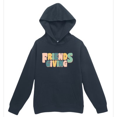 Retro Thanksgiving Friendsgiving Urban Pullover Hoodie