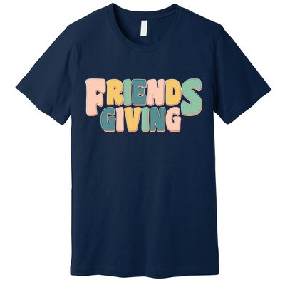 Retro Thanksgiving Friendsgiving Premium T-Shirt